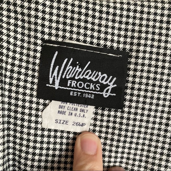 Whirlaway Frocks Gingham Button Up Blouse Vintage - Picture 11 of 11